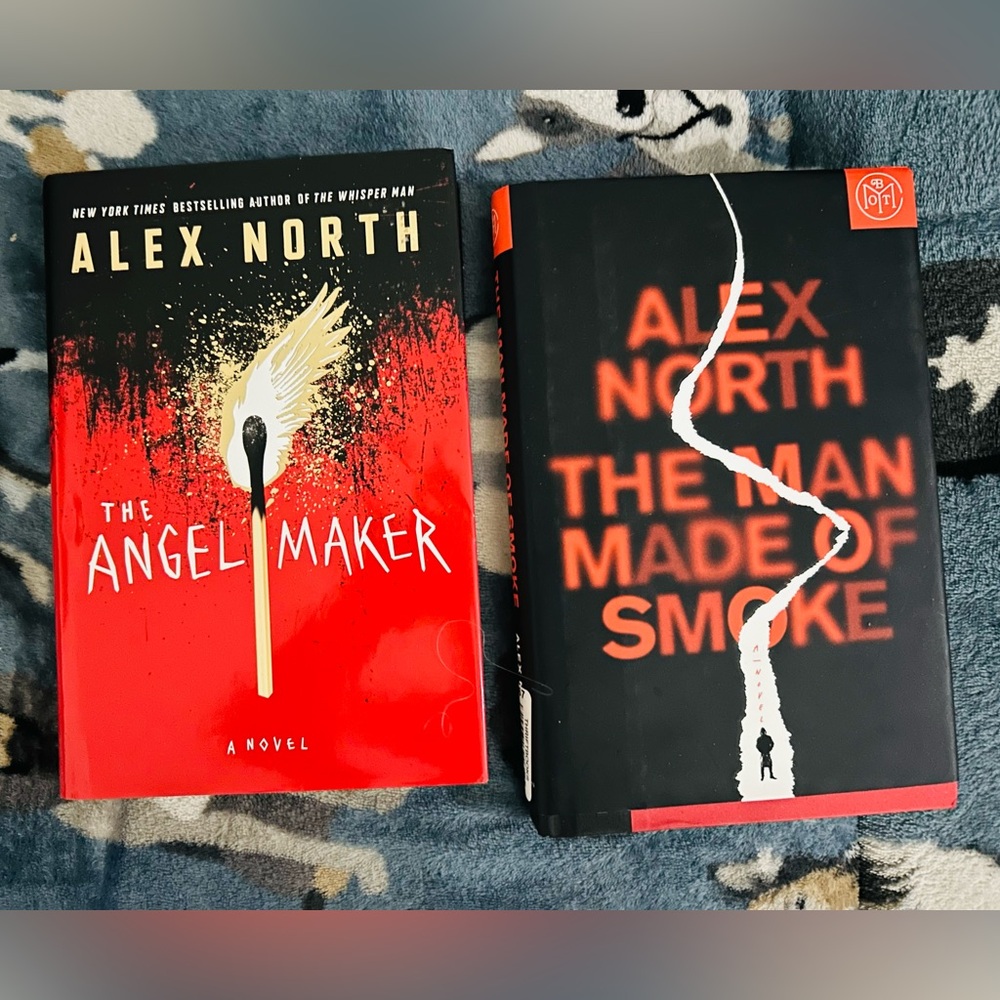 The Angel Maker & Man Made of Smoke by Alex North hardcovers